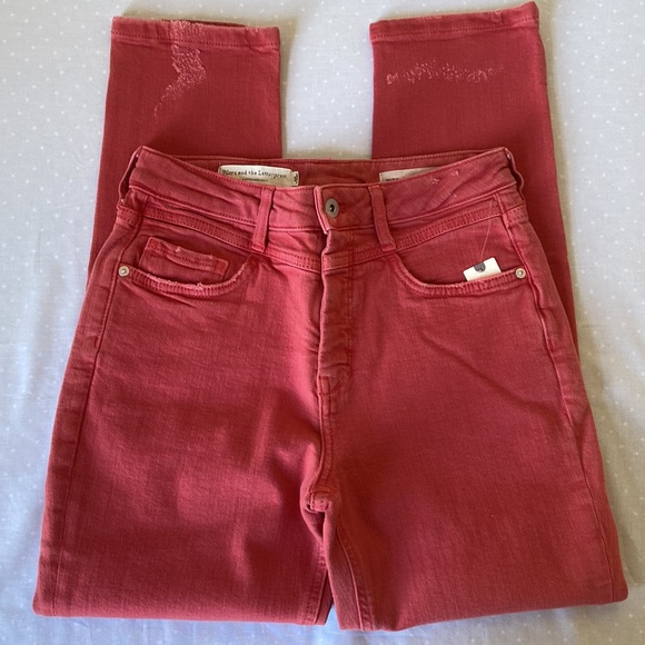 Pilcro and The Letterpress High Rise Slim Ankle Jeans Size 28 - Picture 2 of 9